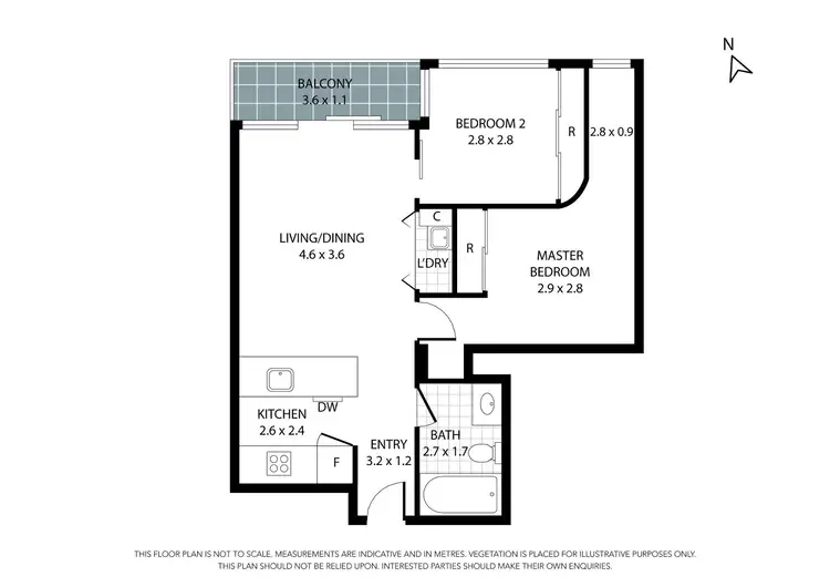 Floorplan of Homely apartment listing, 3804/135 City Road, Southbank VIC 3006
