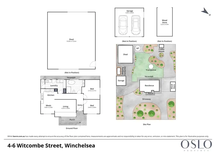 Floorplan of Homely house listing, 4-6 Witcombe Street, Winchelsea VIC 3241