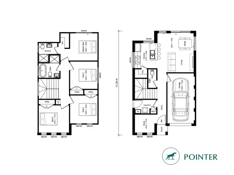 Floorplan of Homely house listing, Lot 64/65 GURNER AVENUE, Austral NSW 2179