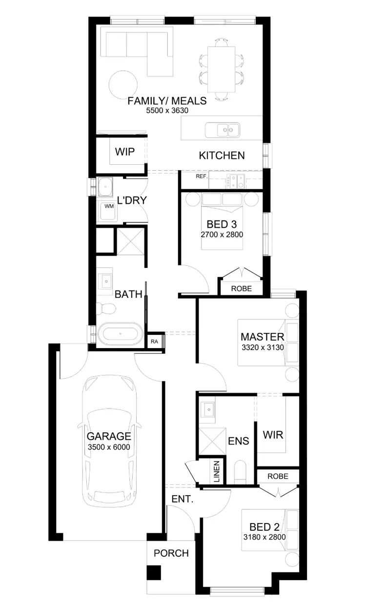 Floorplan of Homely house listing, Lot 266 Collette Circuit, Plumpton VIC 3335