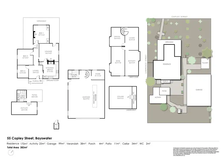Floorplan of Homely house listing, 53 and 55 Copley Street, Bayswater WA 6053