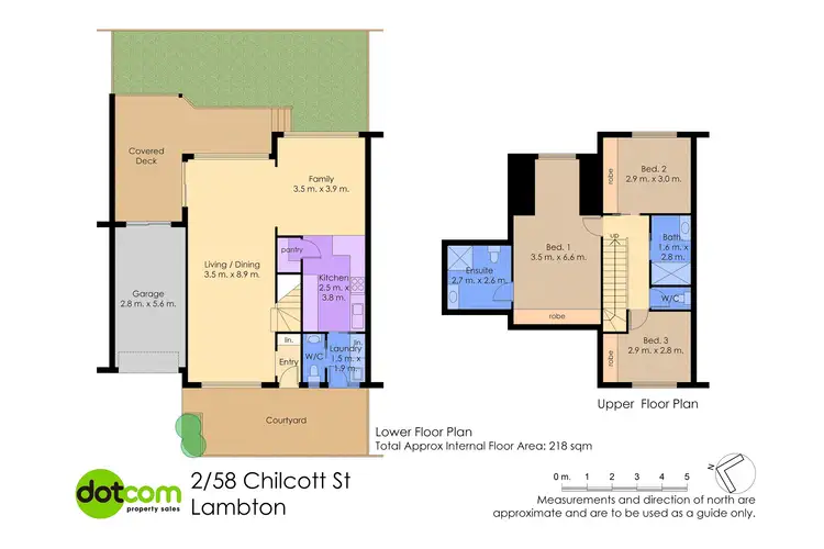Floorplan of Homely townhouse listing, 2/58 Chilcott Street, Lambton NSW 2299