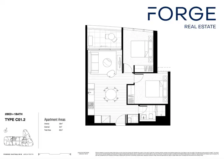 Floorplan of Homely apartment listing, 816/628 Flinders Street, Docklands VIC 3008