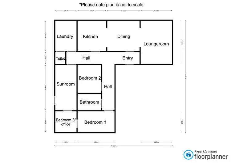 Floorplan of Homely house listing, 127 Commercial Street East, Kaniva VIC 3419