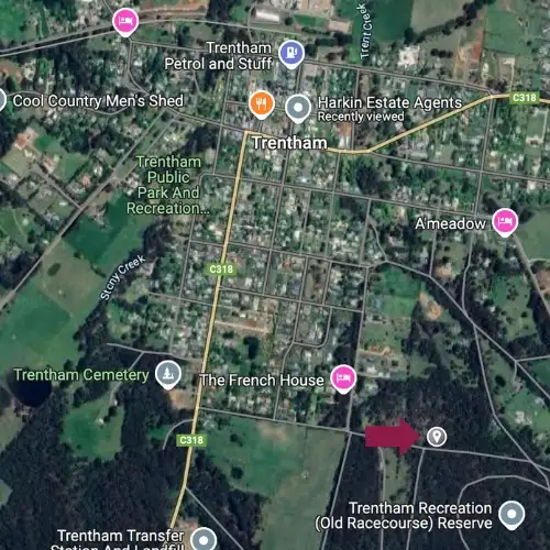 Floorplan of Homely land listing, 18 Golden Point Road, Trentham VIC 3458