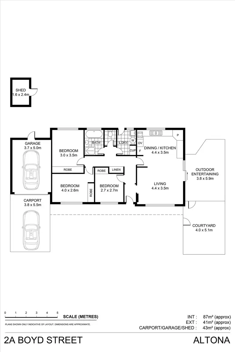 Floorplan of Homely unit listing, 2A BOYD STREET, Altona VIC 3018