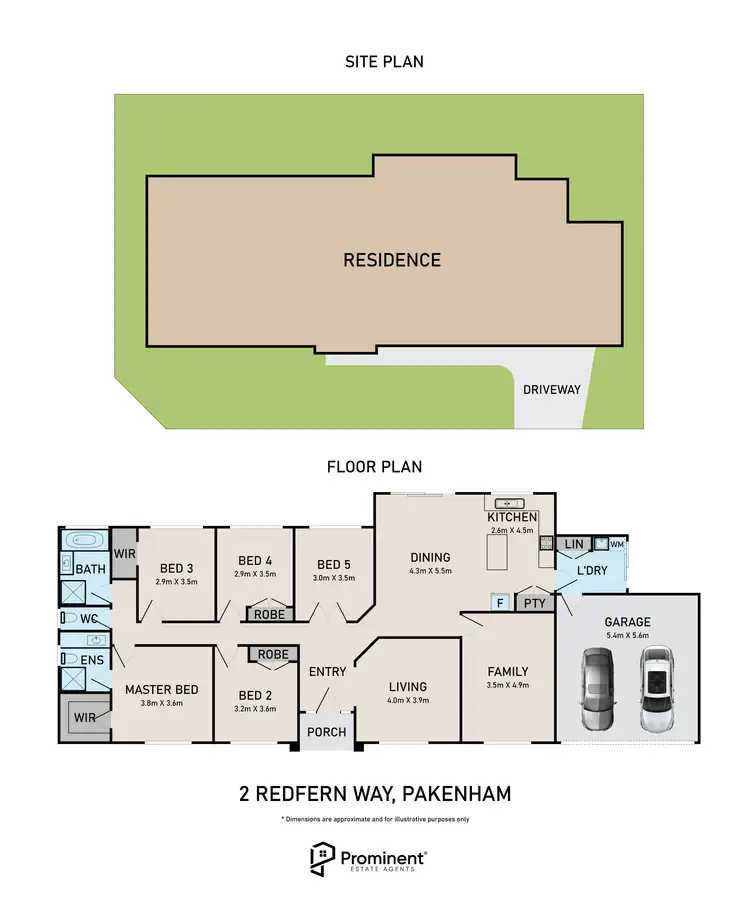 Floorplan of Homely house listing, 2 Redfern Way, Pakenham VIC 3810