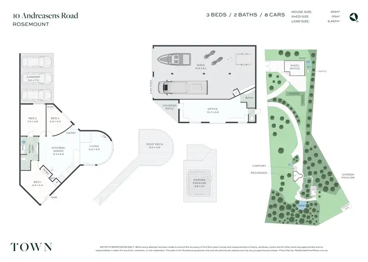 Floorplan of Homely house listing, 10 Andreasens Road, Rosemount QLD 4560