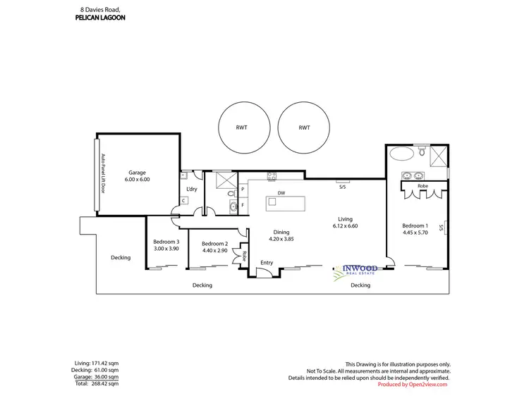 Floorplan of Homely house listing, 8 Davies Road, Pelican Lagoon SA 5222