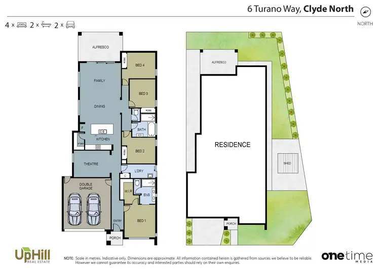 Floorplan of Homely house listing, 6 Turano Way, Clyde North VIC 3978
