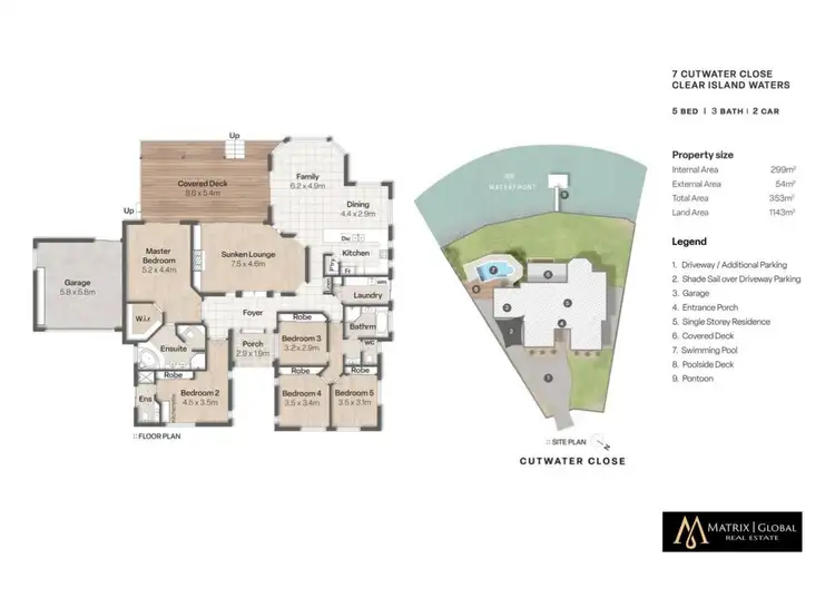 Floorplan of Homely house listing, 7 Cutwater Close, Clear Island Waters QLD 4226