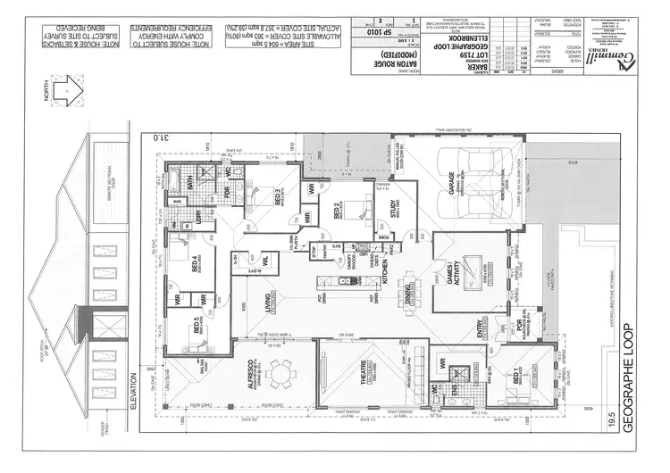 Floorplan of Homely house listing, 46 Geographe Loop, Ellenbrook WA 6069