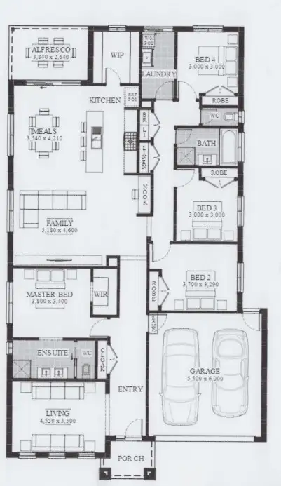Floorplan of Homely house listing, 69 Grigg Road, Koondrook VIC 3580