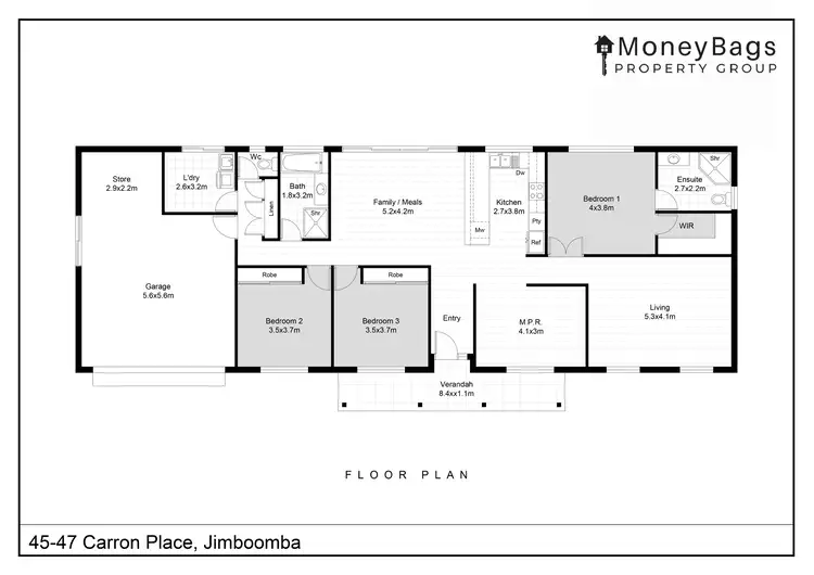 Floorplan of Homely house listing, 45 Carron Place, Jimboomba QLD 4280