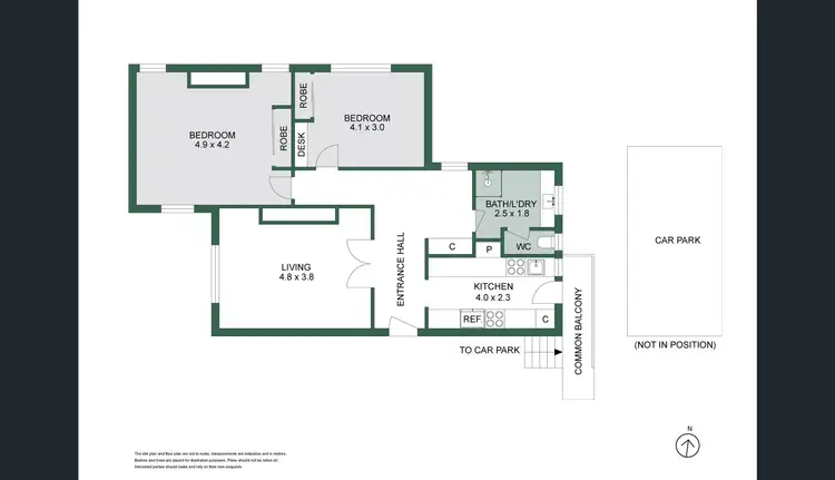 Floorplan of Homely apartment listing, 27/449 Saint Kilda Road, Melbourne VIC 3000