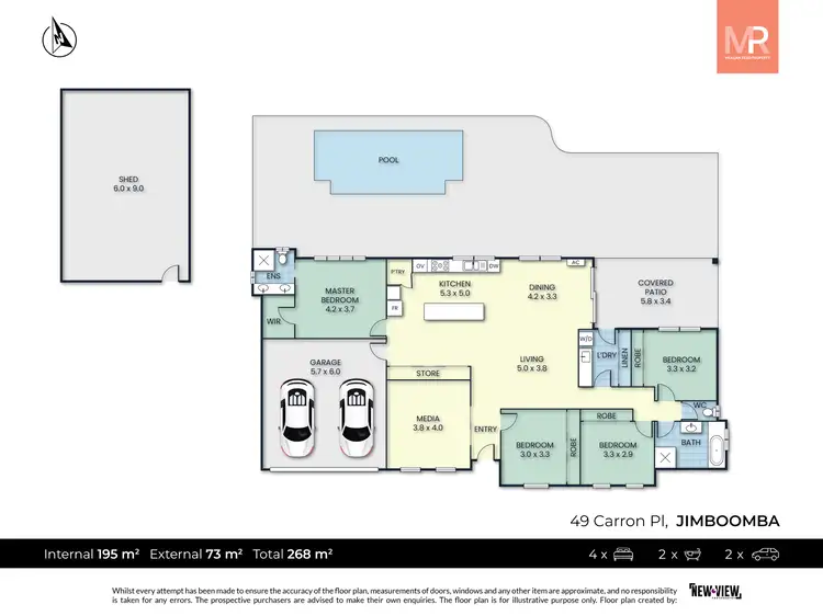 Floorplan of Homely house listing, 49 Carron Place, Jimboomba QLD 4280