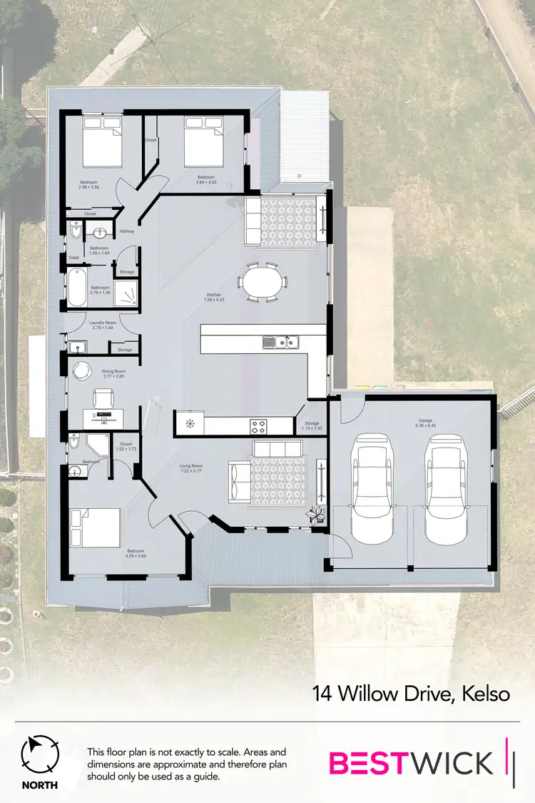 Floorplan of Homely house listing, 14 Willow Drive, Kelso NSW 2795