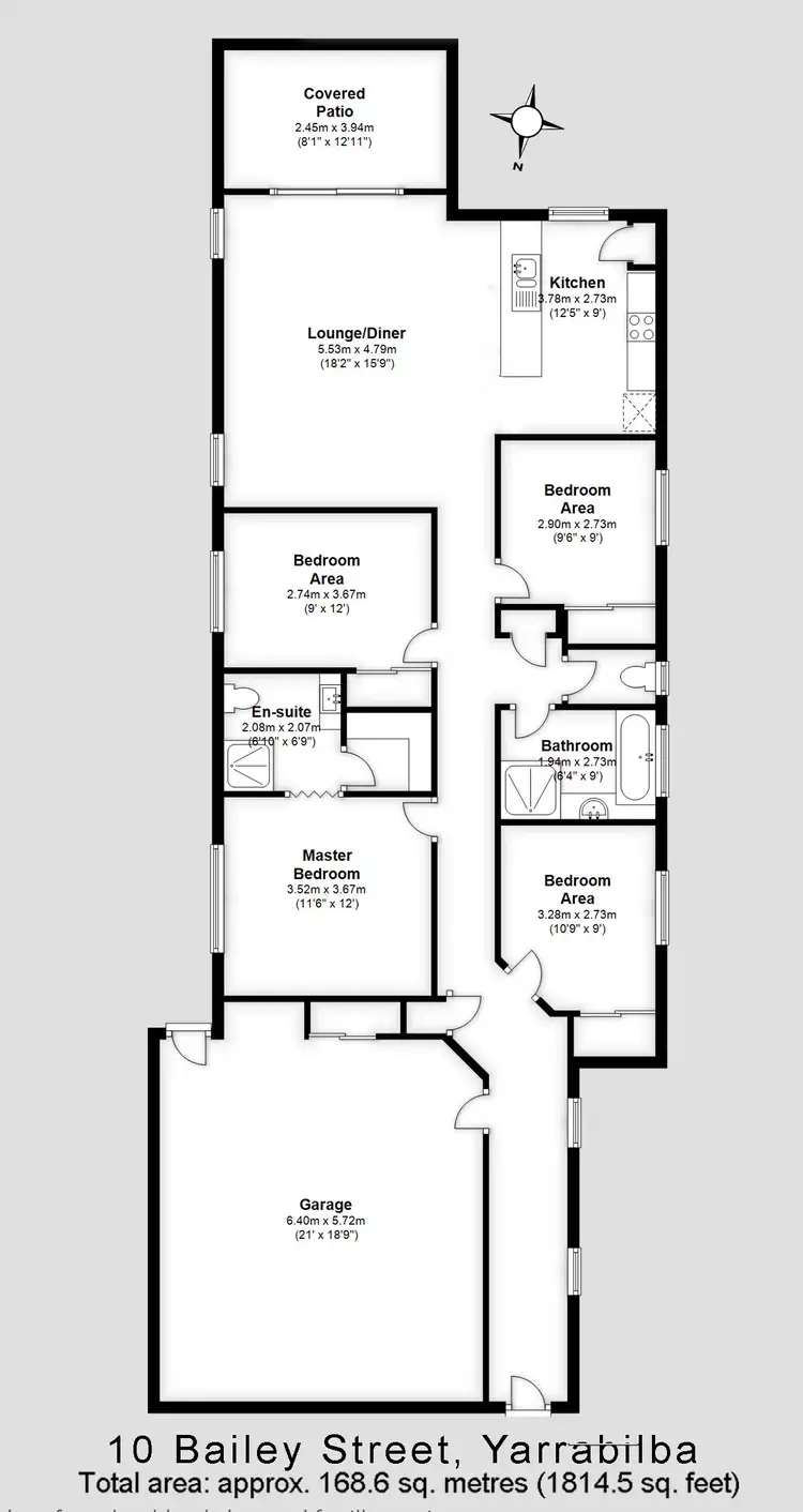 Floorplan of Homely house listing, 10 Bailey Street, Yarrabilba QLD 4207
