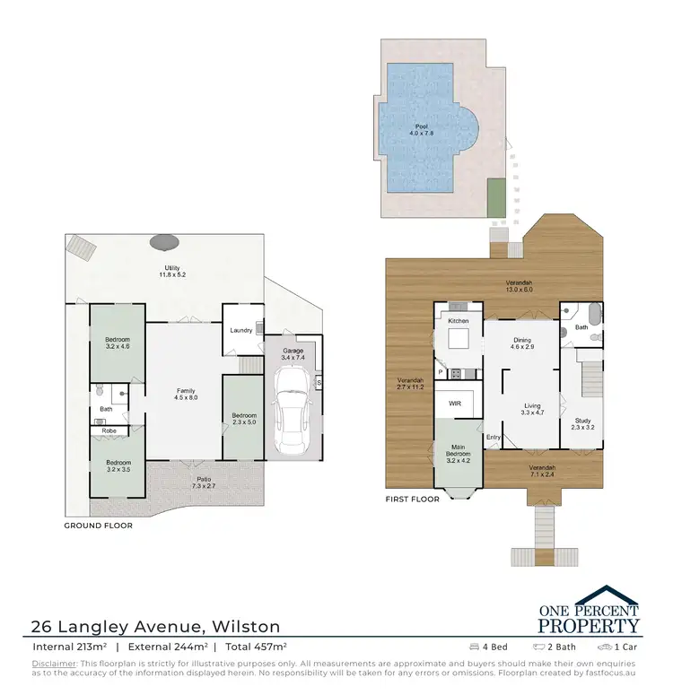 Floorplan of Homely house listing, 26 Langley Avenue, Wilston QLD 4051