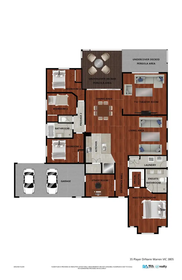 Floorplan of Homely house listing, 35 Player Drive, Narre Warren VIC 3805