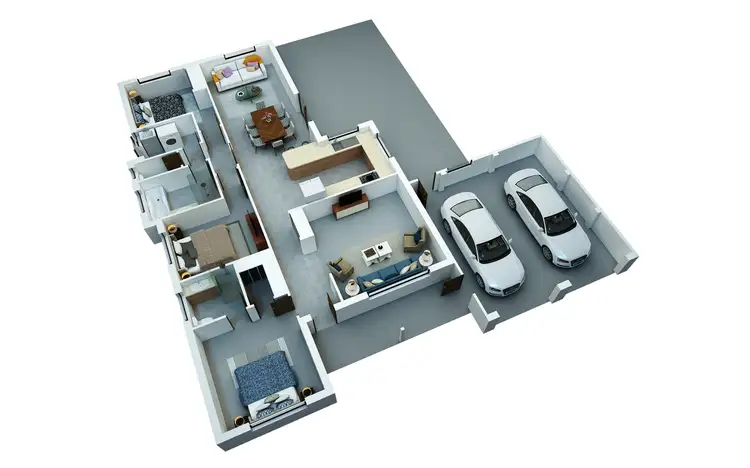 Floorplan of Homely house listing, 1 SLICE COURT, Wodonga VIC 3690