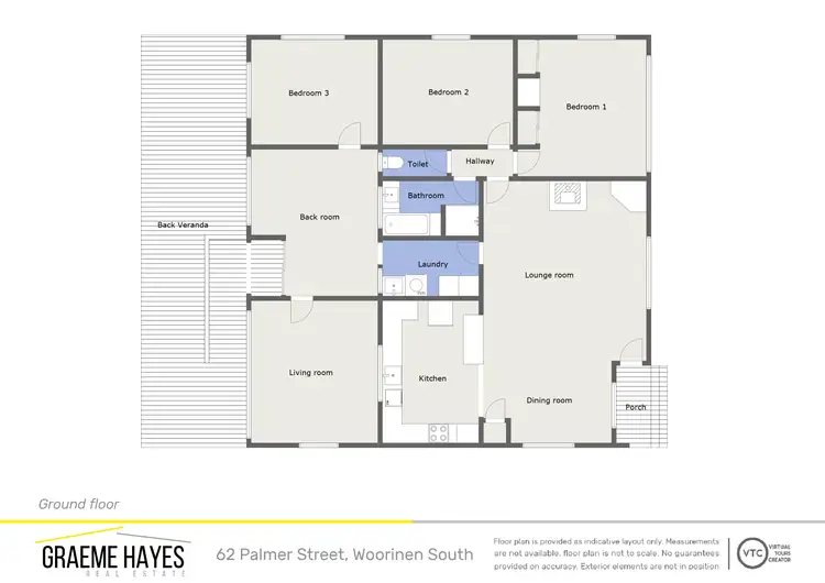 Floorplan of Homely house listing, 62 Palmer Street, Woorinen South VIC 3588