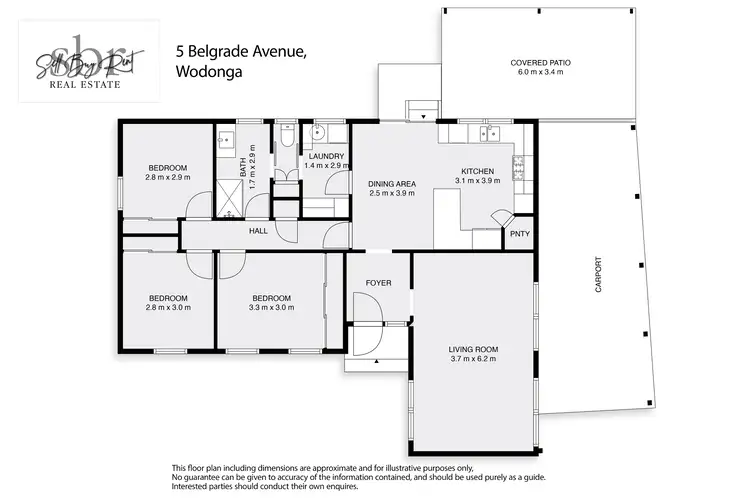 Floorplan of Homely house listing, 5 BELGRADE AVENUE, Wodonga VIC 3690