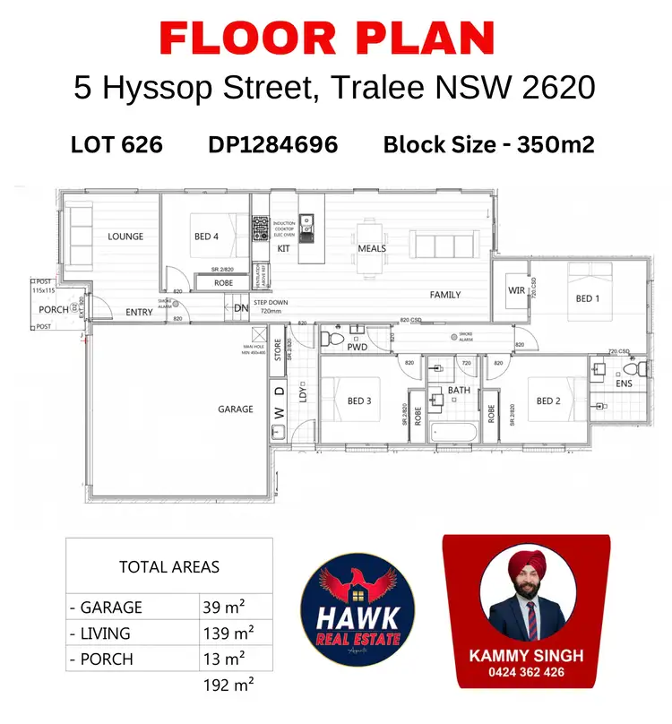 Floorplan of Homely house listing, 5 Hyssop Street, Tralee NSW 2620