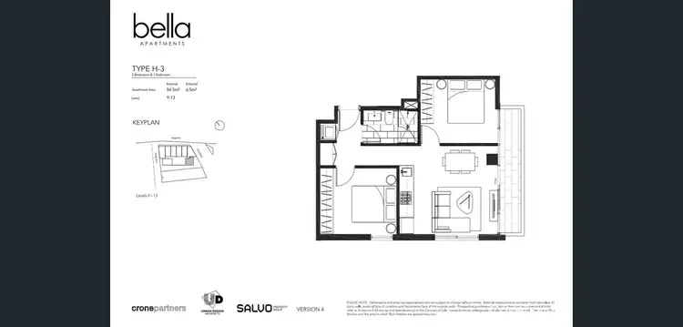 Floorplan of Homely apartment listing, 907/250 City Road, Southbank VIC 3006