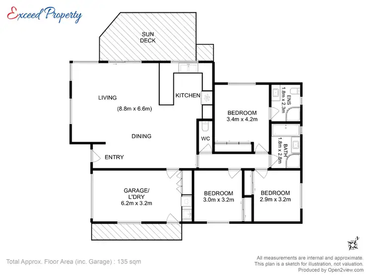 Floorplan of Homely house listing, 94 Fresne Way, Sorell TAS 7172