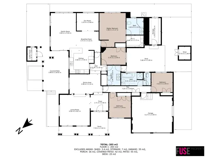 Floorplan of Homely house listing, 15 Conjola Close, Amaroo ACT 2914