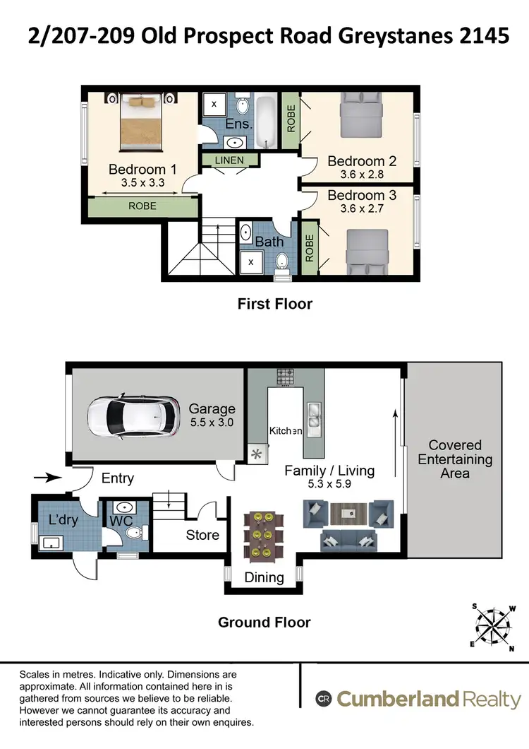 Floorplan of Homely semi-detached listing, 2 / 207-209 OLD PROSPECT RD, Greystanes NSW 2145