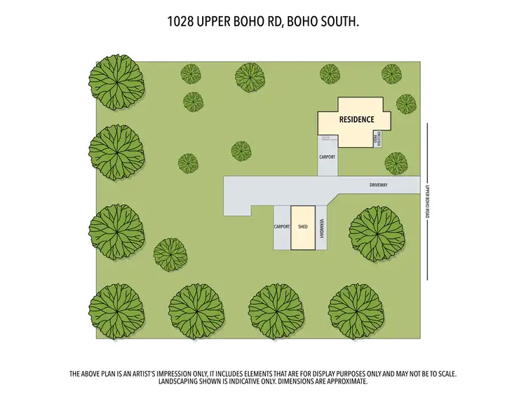 Floorplan of Homely rural property listing, 1028 Upper Boho Road, Boho South VIC 3669