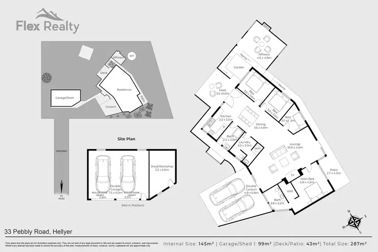 Floorplan of Homely house listing, 33 Pebbly Road, Hellyer TAS 7321