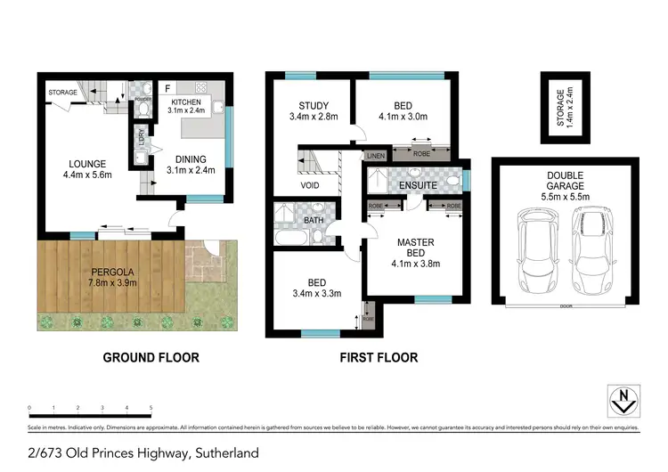 Floorplan of Homely townhouse listing, 2/673 Old Princes Highway, Sutherland NSW 2232