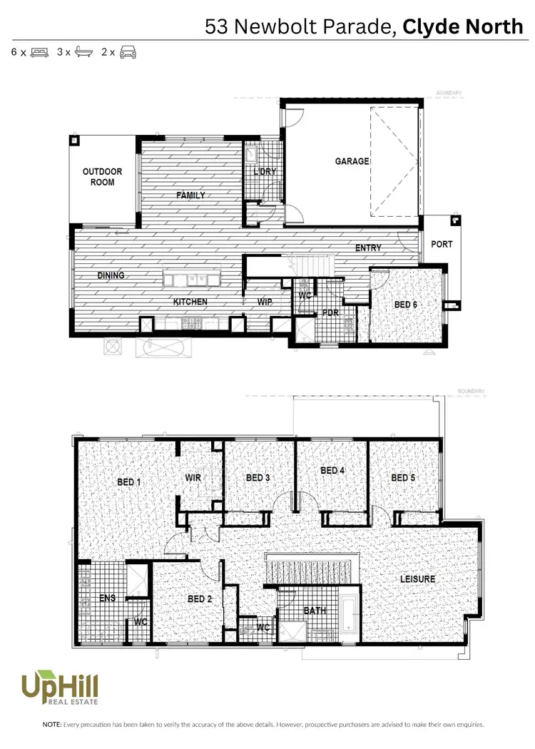 Floorplan of Homely house listing, 53 Newbolt Parade, Clyde North VIC 3978