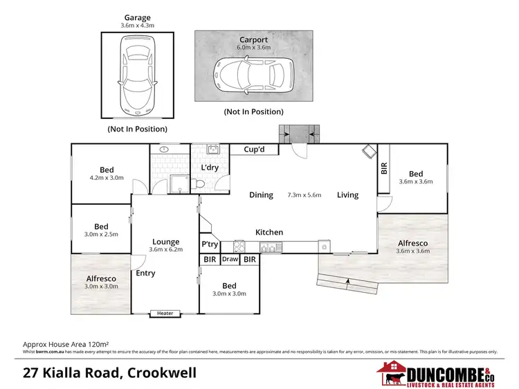 Floorplan of Homely house listing, 27 Kialla Road, Crookwell NSW 2583