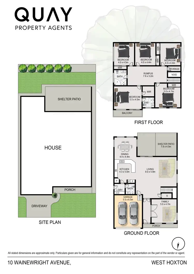 Floorplan of Homely house listing, 10 Wainewright Avenue, West Hoxton NSW 2171