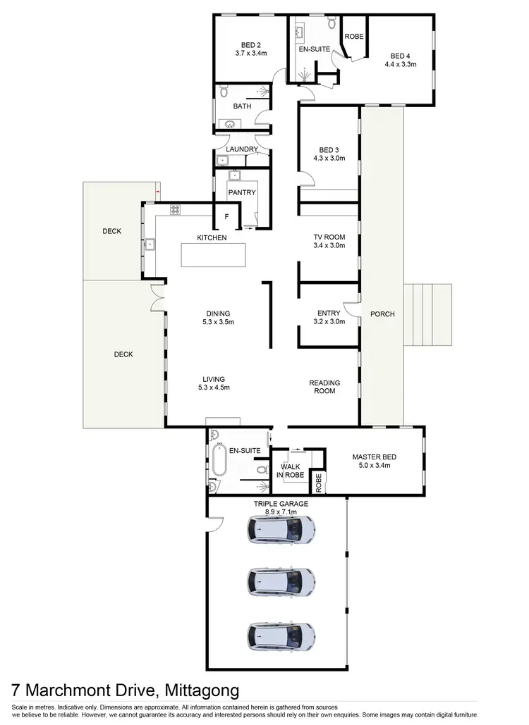 Floorplan of Homely house listing, 7 Marchmont Drive, Mittagong NSW 2575