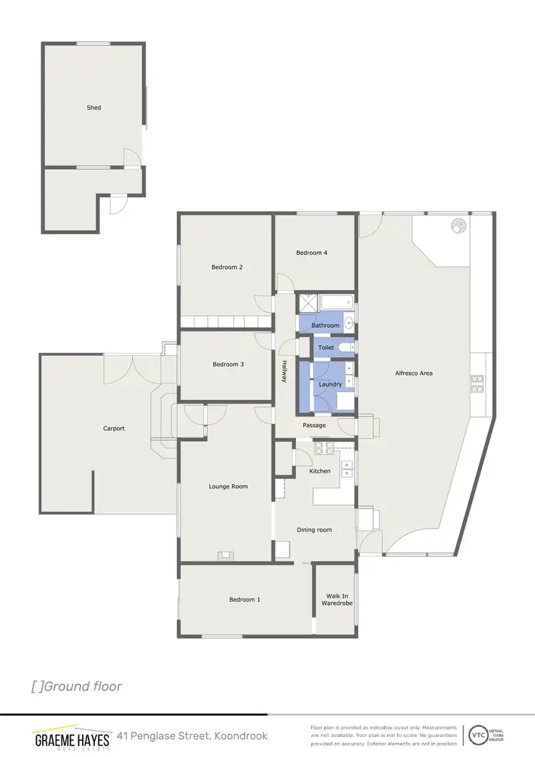 Floorplan of Homely house listing, 41 Penglase Street, Koondrook VIC 3580