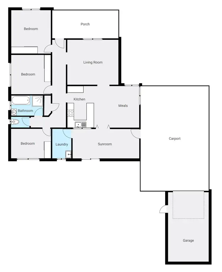 Floorplan of Homely house listing, 41 Wilson Street, Wodonga VIC 3690