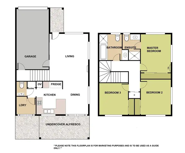 Floorplan of Homely townhouse listing, 55/30 White Ibis Drive, Griffin QLD 4503