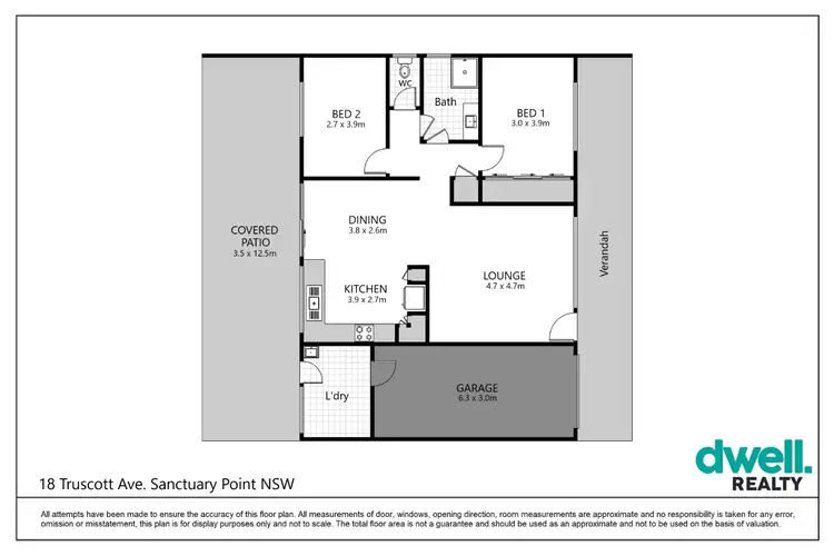Floorplan of Homely house listing, 18 Truscott Avenue, Sanctuary Point NSW 2540