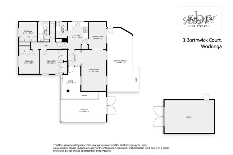 Floorplan of Homely house listing, 3 BORTHWICK COURT, Wodonga VIC 3690
