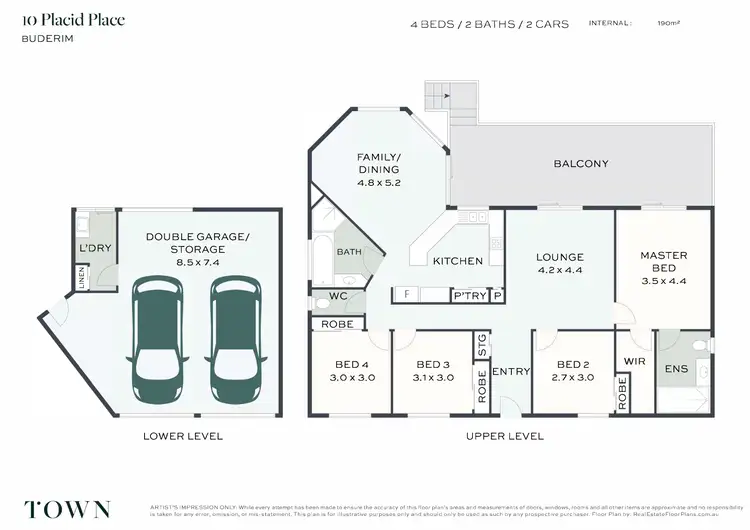 Floorplan of Homely house listing, 10 Placid Place, Buderim QLD 4556