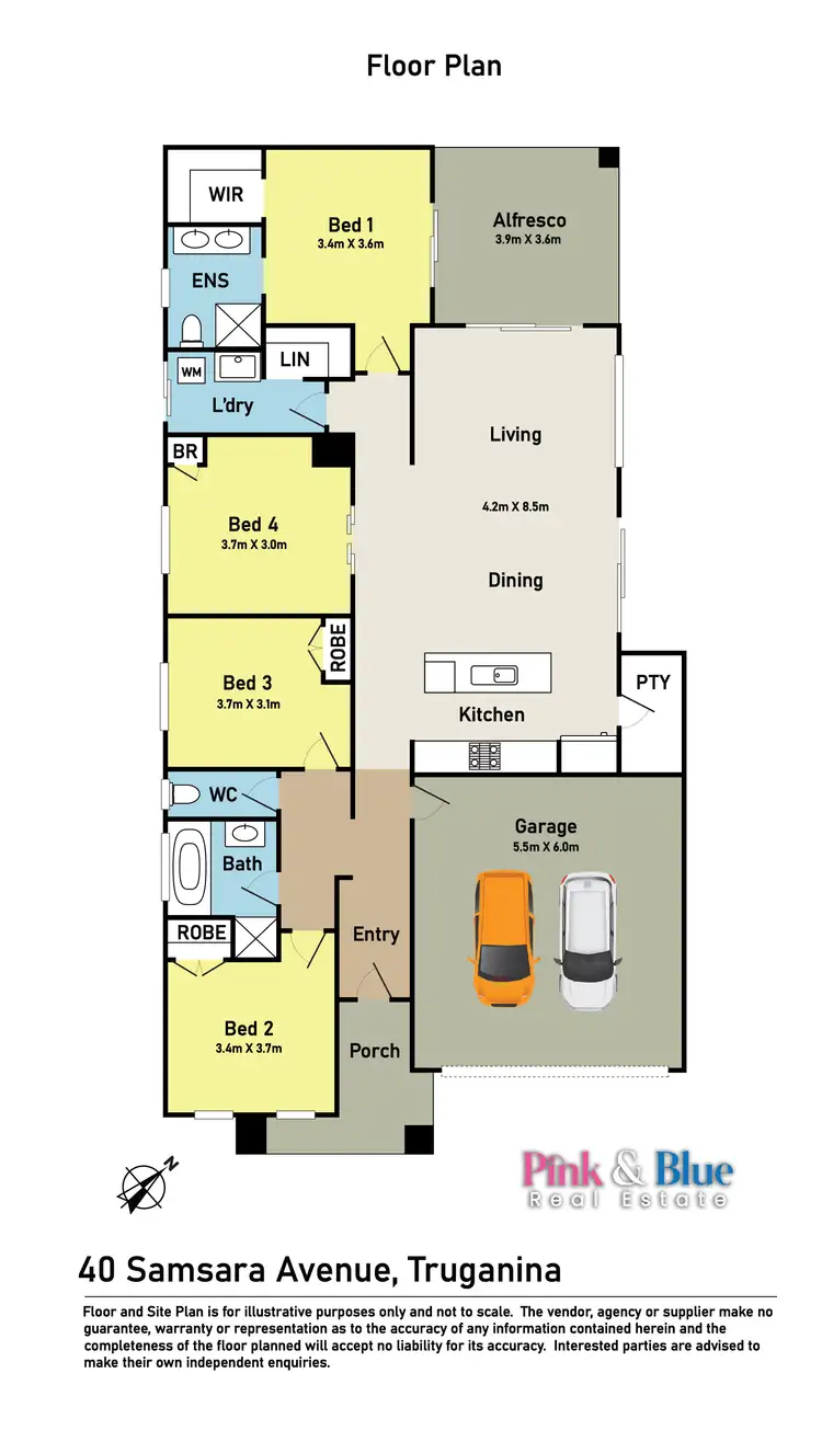 Floorplan of Homely house listing, 40 Samsara Avenue, Truganina VIC 3029