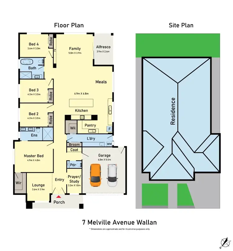 Floorplan of Homely house listing, 7 Melville Avenue, Wallan VIC 3756