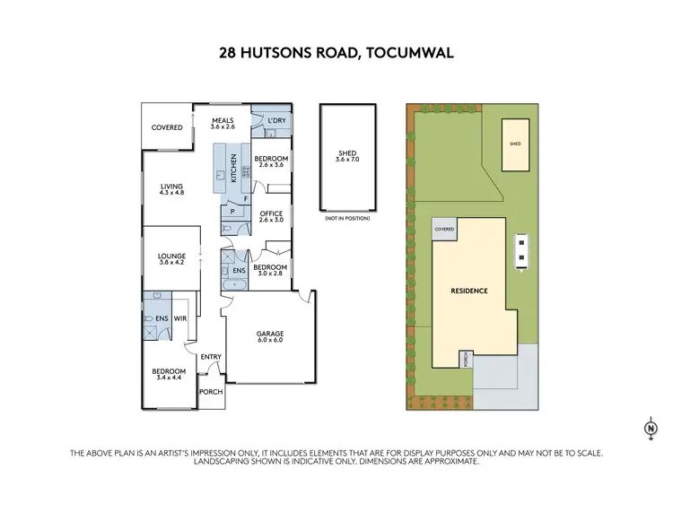 Floorplan of Homely house listing, 28 Hutsons Road, Tocumwal NSW 2714