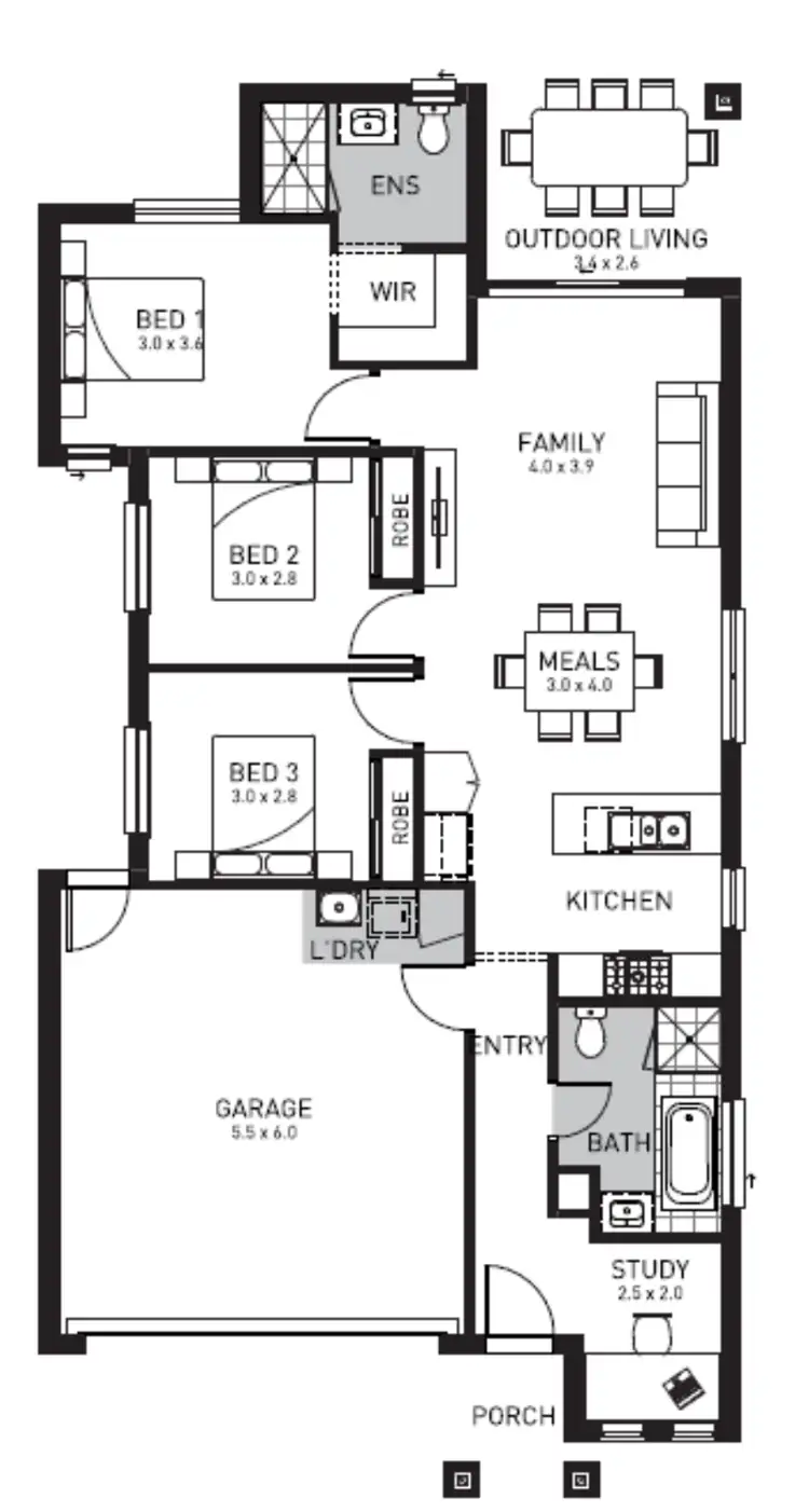 Floorplan of Homely house listing, Lot 147 Aurora Drive, Cranbourne West VIC 3977