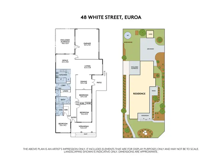 Floorplan of Homely house listing, 48 White Street, Euroa VIC 3666